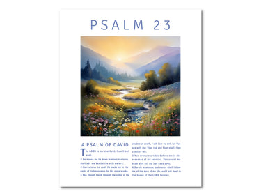 Psalm 23 Digital download printable art